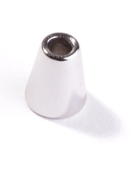 Metallkappen für Kordeln - Silber