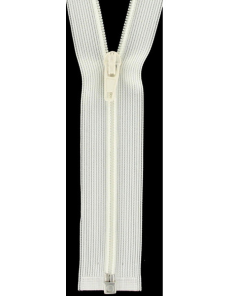 Separater, superfeiner Nylon-Reißverschluss - Off-White