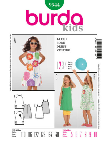 Kleidmuster - Burda 9544