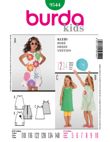 Kleidmuster - Burda 9544