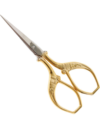 Goldene Pfauenstickschere DMC 9 cm