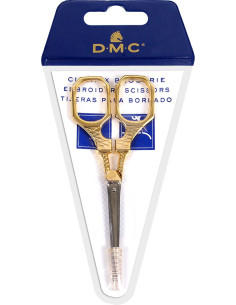 Goldene Eiffelturm-Stickschere DMC 10 cm 2