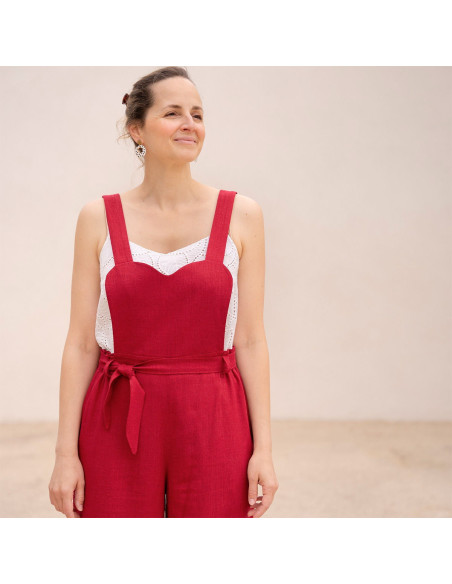 Latzhosen-, Hosen- und Shorts-Schnittmuster Hélium - Anna Rose Patterns