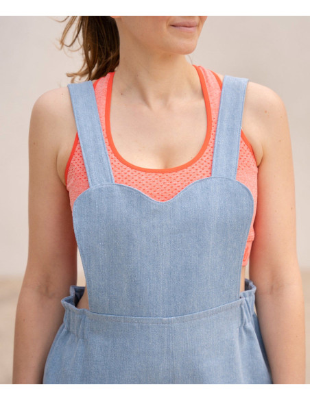 Latzhosen-, Hosen- und Shorts-Schnittmuster Hélium - Anna Rose Patterns