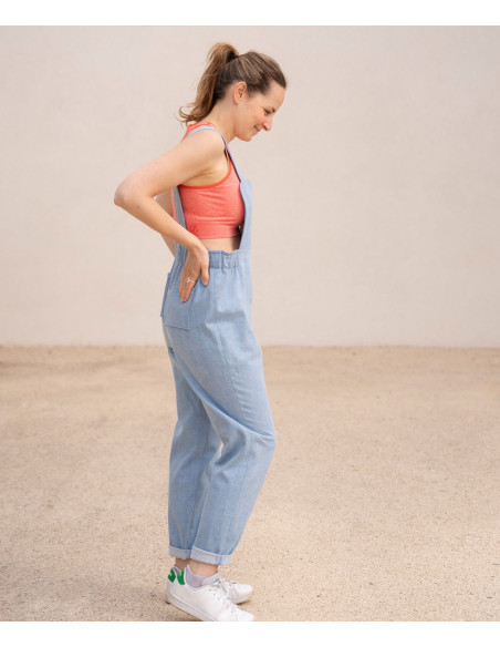 Latzhosen-, Hosen- und Shorts-Schnittmuster Hélium - Anna Rose Patterns