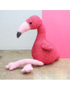 Strickset - Chris der Flamingo