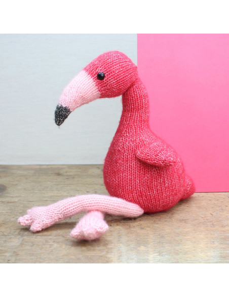 Strickset - Chris der Flamingo