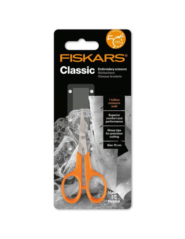 Fiskars Präzisionsschere mit geraden Klingen 10 cm