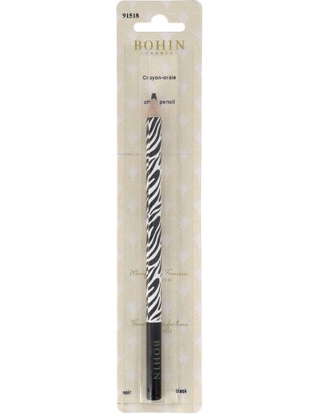 Kreidestift Zebra Bohin - Schwarz