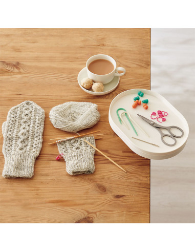Ablageplatte für Tisch Clover - Ecru