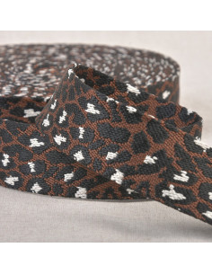 Tiergurt - Kaffeebrauner Leopard