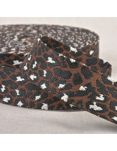 Tiergurt - Kaffeebrauner Leopard
