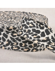 Tiergurt - Weißer und schwarzer Leopard