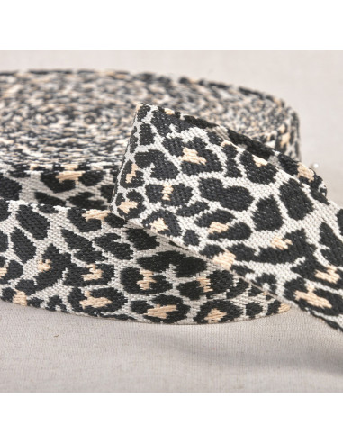 Tiergurt - Weißer und schwarzer Leopard