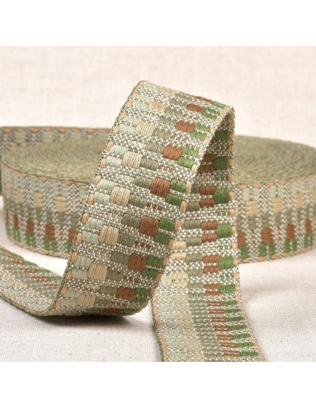 Ethnischer Riemen - Khaki-Fantasie
