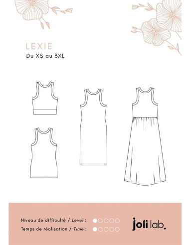 Lexie-Kleidmuster - Joli Lab