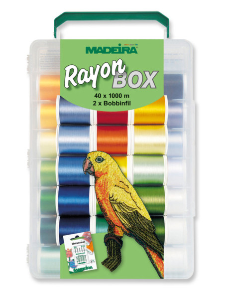 Deluxe Rayon Stickgarnkoffer 1000 m Madeira