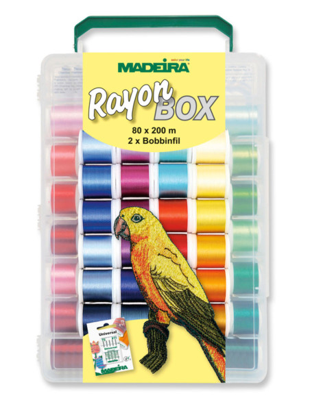 Deluxe Rayon Stickgarnkoffer 200 m Madeira