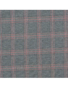 Schottisches Tartan-Gewebe im Trend - Schwarz und Rot 2