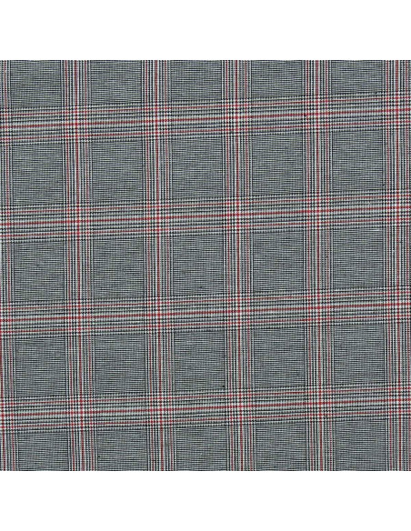 Schottisches Tartan-Gewebe im Trend - Schwarz und Rot