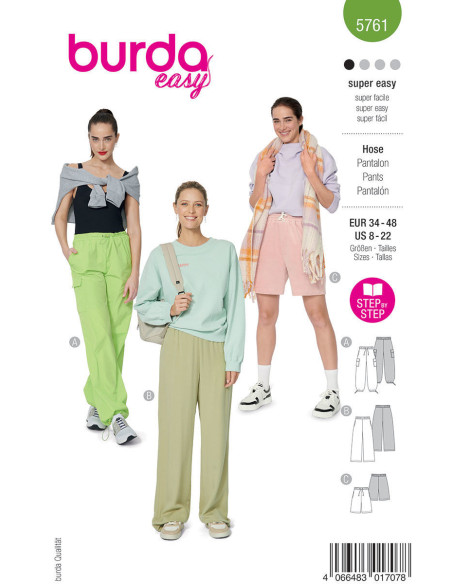 Hosenmuster - Burda 5761