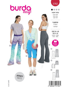 Leggings-Schnittmuster - Burda 5762