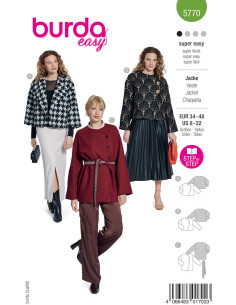 Jackenschnittmuster - Burda 5770