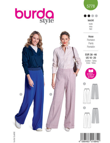 Hosenmuster - Burda 5778