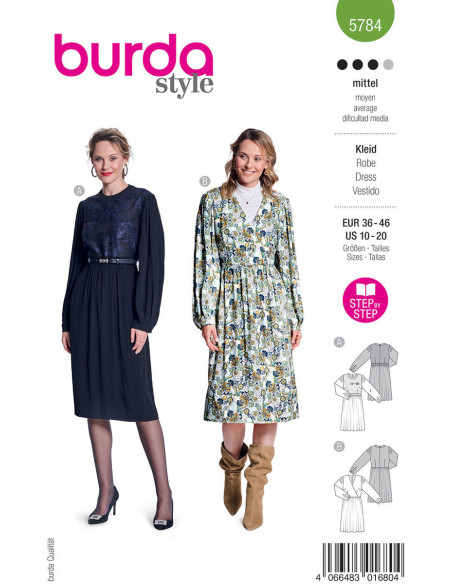 Kleidmuster - Burda 5784