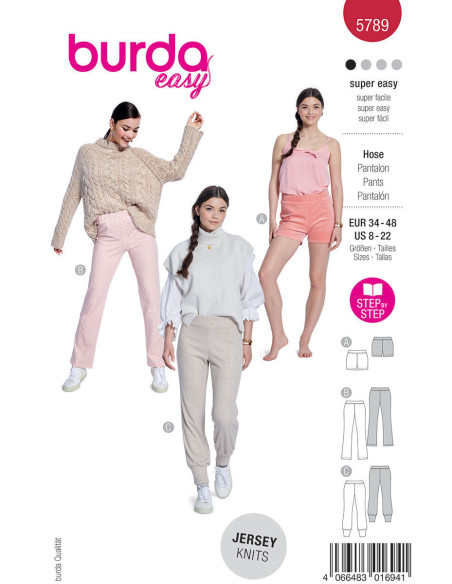 Hosenmuster - Burda 5789