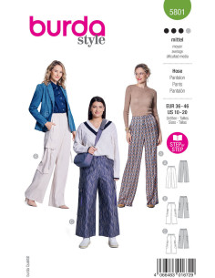 Hosenmuster - Burda 5801