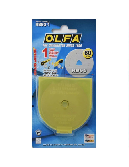 1 Ersatzklinge für Olfa Cutter - 60 mm
