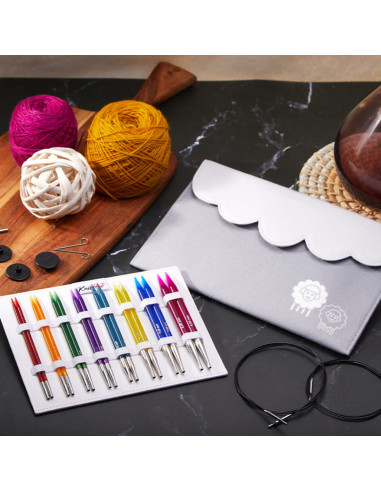 KnitPro Deluxe Spectra Rundstricknadel-Set