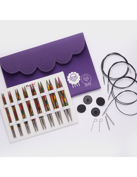 KnitPro Deluxe Symfonie Wood Rundstricknadel-Set
