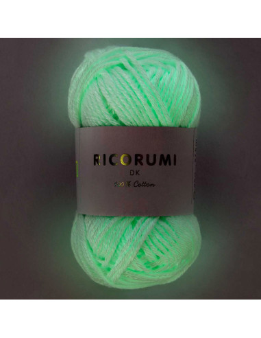 Phosphoreszierender Faden Glow in the dark Ricorumi