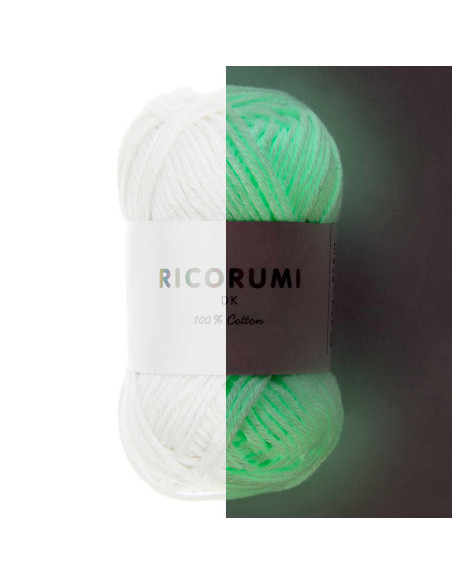 Phosphoreszierender Faden Glow in the dark Ricorumi