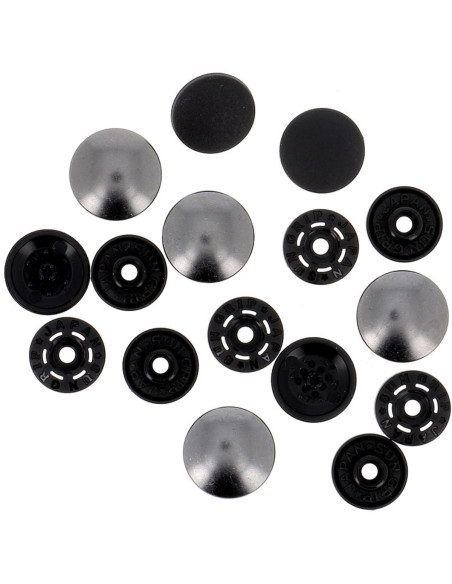 Magische Druckknöpfe ohne Zange 14 mm - Gewehrmetall-Finish