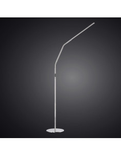 Stehlampe Daylight Slimline 4 - Gebürsteter Stahl