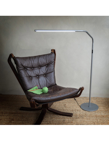 Stehlampe Daylight Slimline 4 - Eisgrau