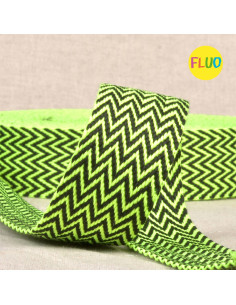 Chevron-Gurtband - Neon Gelb und Schwarz