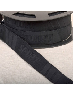 Elastischer Sport-Boxershorts mit Relief - Schwarz