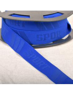 Elastischer Sport-Boxershorts mit Relief - Königsblau