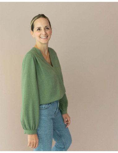 Blusenschnittmuster Japan - Anna Rose Patterns
