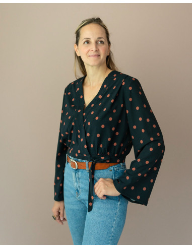 Blusenschnittmuster Japan - Anna Rose Patterns