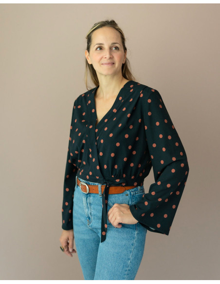 Blusenschnittmuster Japan - Anna Rose Patterns