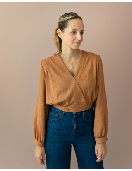 Blusenschnittmuster Japan - Anna Rose Patterns