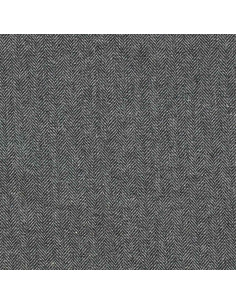 Tweed-Wollstoff für Mantel - Mittelgrau 2