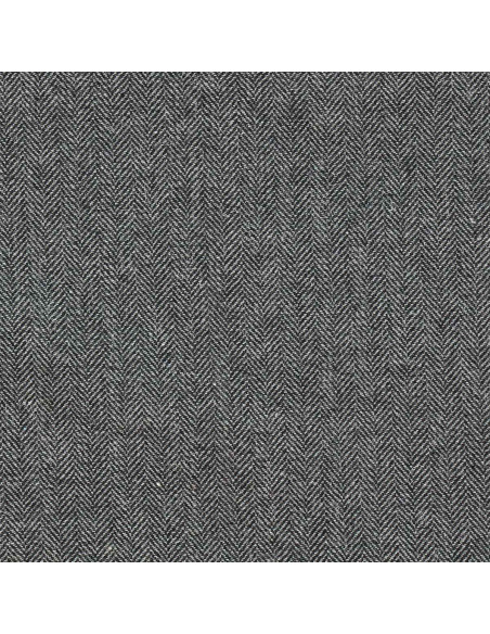 Tweed-Wollstoff für Mantel - Mittelgrau