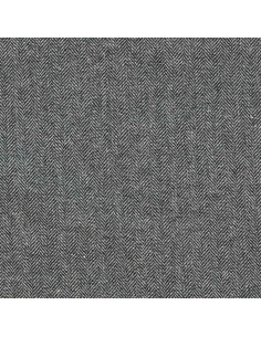 Tweed-Wollstoff für Mantel - Hellgrau 2