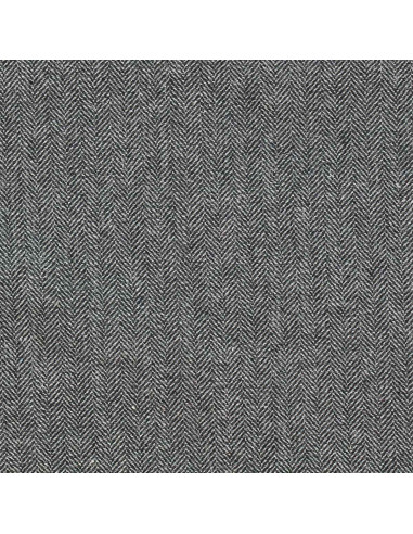 Tweed-Wollstoff für Mantel - Hellgrau